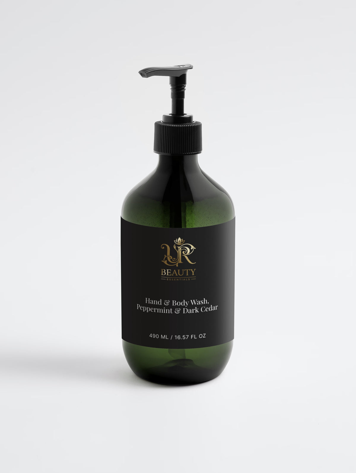 Hand & Body Wash, Peppermint & Dark Cedar
